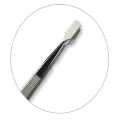 Miniatyrbilde 3 av 5: Set med 2 pinsetter i rustfritt stål, flat form, materiale: 2 stk. - Komfortabel og praktisk 12 cm