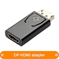 Miniatyrbild 3 av 4: DisplayPort till HDMI Hane Hona DisplayPort DP till HDMI Adapter Konverterare Sats
