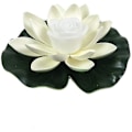 Miniatyrbillede 1 af 4: LED Flydende Lotus Lys, Kunstig Vandlilje Flydende Lotus, Vandafvisende LED Have Pool Lys Velegnet 18cm (05)