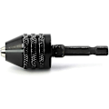 Miniatyrbild 1 av 5: 0,3-6,5 mm snabbchuck skruvmejselchuck slagnyckel snabbchuck borrchuckadapter 1/4\" sexkantskaftchuck