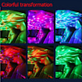Miniatyrbillede 4 af 4: 2 stk. Bil USB Atmosfærelys DJ RGB Mini Farverig Musik Audio Led Apple USB Interface Ferie