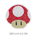 Miniatyrbillede 5 af 5: Tegnefilm Dyrebroderi Patches Til Tøj DIY Stryge På Patches På Tøj Toad Patch Yoshi Brugerdefinerede Klistermærker (mla-1)