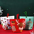 Miniatyrbilde 5 av 5: 24 stk Julegodteriboks, dekorative julegaveesker, julegaveposer, kraftpose julegaveposer