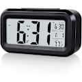 Miniatyrbild 1 av 4: 2023, digital väckarklocka för barn, batteridriven, snooze-funktion, smart nattljus, lätt att set skrivbordsklocka i sovrummet, svart