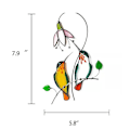 Pikkukuva 2 / 5: Hummingbird For Windows - Lasinikkuna Ripustus - Äitienpäivä Joulu (vihreä)