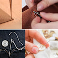 Miniatyrbild 5 av 5: Upholstery Reparation Sömnad Kit med Sömnad Syl Söm Rivning Hand Sömnad Sömnad Nålar Sömnad Tråd Läder Hantverk Verktyg Kit
