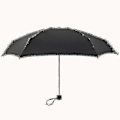 Miniatyrbillede 2 af 4: Lille Fashion Mini Lomme Foldbar Anti-uv Vandtæt Paraply Bedste Gave,sort