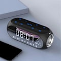 Miniatyrbild 2 av 5: Bärbar Hemmakontorsklocka Trådlös Bluetooth-högtalare Mobil Dator Digital Radio Mini Väckarklocka Cl
