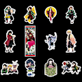 Miniatyrbild 4 av 5: 50 st vattentäta anime-graffitidekaler för skateboard, bagage, gitarr, bil