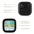Miniatyrbild 3 av 5: Trådlös Grilltermometer för Grillning, Digital Kötttermometer med Dubbla Sondes, Timer, Alarm, Röktermometer för Kök, Ugn, Mat med