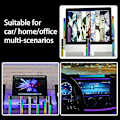Miniatyrbillede 2 af 5: 32 RGB LED Bil Lydsstyring Lys Stemmeaktiveret Pickup Musik Rytmelampe, Batteridrevet, Sort