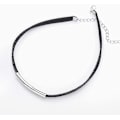 Miniatyrbilde 2 av 4: Justerbart choker-kjede i svart, halskjede for damer og jenter