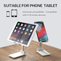 Miniatyrbillede 7 af 7: Mobiltelefonholder Bordholder Foldbar mobiltelefonstativ Bord Tablet-holder Universal