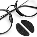 Miniatyrbilde 2 av 5: 20 stk myke skumnese pads selvklebende nese pads sklisikre nese pads tynne nese pads for briller solbriller (svart)