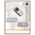 Miniatyrbild 4 av 5: Trådlös Bluetooth-högtalare, Klockradio, Dubbla Alarm Stöd TF-kort Digital Väckarklocka för Hemmakontor, Svart