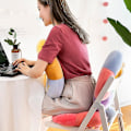 Miniatyrbilde 4 av 4: Plussjputer i blomsterform - Fargerik kroppspute, dekorativ rund sittepute, plussjputer, hjemmedekor