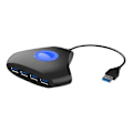 Miniatyrbillede 1 af 5: 4 USB 3.0 Interface Multifunktions Hub Udvidelseskonverter Højhastigheds Transmission USB Konverteringsadapter