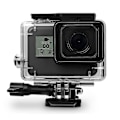 Miniatyrbild 1 av 3: Vattentätt skyddshölje för GoPro Hero 7 Black 6 5 med fäste