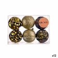 Miniatyrbild 1 av 3: Set med julgranskulor Ø 7 cm Grön PVC (12 stycken)