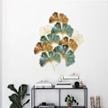 Miniatyrbild 3 av 5: En uppsättning ginkgobladsväggdekaler, självhäftande väggdekoration