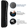 Miniatyrbillede 2 af 4: 3 stk. Håndledsstøtte Sæt med Mussemåtte, Mus Håndledsstøtte, Ergonomisk Håndleds pude og Memory Foam Materiale
