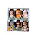 Miniatyrbild 1 av 4: Docka 2023ny Mini Reborn Baby Doll 6 Dockor Kostym Barn Gåva Nyårsgåva