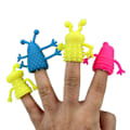 Miniatyrbillede 3 af 5: 20 stk. Fingerdukke Legetøj, Sjovt Farverigt Monster Strækbare Fingerdukker, Bløde Gummifingerdukke Legetøj, Tilfældig Farve