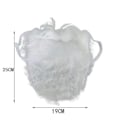 Miniatyrbild 3 av 4: Tomtemaskhatt för Vuxna Unisex Återanvändbar Kostym Jultomte Nyår Julgåva Tomte Ansiktsmask Juldekoration (mask)