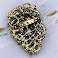 Pikkukuva 4 / 4: Rhinestone Statement Brossi Pin Kukka Mekko Asuste