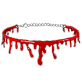 Miniatyrbild 2 av 5: 1st Råtta Skräck Dropphalsband Falsk Fancy Joker Choker Kostym Halsband Tillbehör (A04)