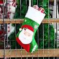 Miniatyrbild 2 av 4: Julstrumpor, 3D Tomte Julstrumpor Present Till Juldekorationer Familj Semester Grön Banban
