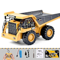 Miniatyrbild 5 av 5: Fjärrkontroll ingenjörsfordon modell dumptruck grävmaskin bulldozer kran Rc bil för pojkar födelsedagspresenter(rc kran)