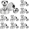 Pikkukuva 1 / 5: 18 kpl Push Pin -magneetteja Jääkaapin Magneetteja Valkotaulun Magneetteja
