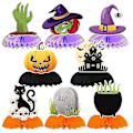 Miniatyrbilde 3 av 5: Papir Halloween-pynt, Klassiske Trick-or-treating Halloween-sett