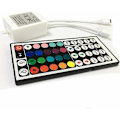 Miniatyrbild 4 av 5: DC 12V IR trådlös fjärrkontroll för fjärrstyrning av 5050 3528 RGB LED-remsor -(En huvudanslutning)