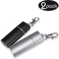 Miniatyrbild 2 av 5: Deodorant fickaskkopp - reseaskkopp - reseaskkopp - takeaway askkopp (svart + silver 2 st)