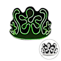 Miniatyrbild 3 av 5: Halloween Glow Mask 3 Lägen LED EL Ljus Upp Kostym Fest Krona Glow Masker