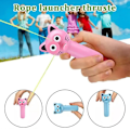 Miniatyrbillede 3 af 5: Zipstring Rope Launcher Propeller med Rope String Controller Kreativ Party Smag Bærbar Sjov Elektrisk Legetøj (Pink)