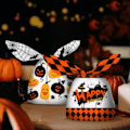 Miniatyrbild 3 av 5: 50 st Halloween Godispåsar Kaninöron Dekorera Lättvikts Återanvändbara Förpackningsväskor för Halloween（D）