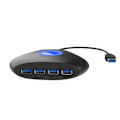 Miniatyrbillede 4 af 5: 4 USB 3.0 Interface Multifunktions Hub Udvidelseskonverter Højhastigheds Transmission USB Konverteringsadapter