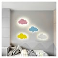 Miniatyrbild 2 av 3: Vägglampa – Molnlampa – Inomhus – Modern – Akrylskärm med inbyggda LED-lampor – Små vita moln