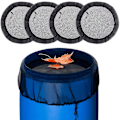 Miniatyrbild 1 av 5: 4 st Nätöverdrag för Regnfat med Dragkedja (4-pack)