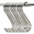 Miniatyrbild 1 av 4: 20-pack rostfria slakthakar - S-formade krokar - för badrum, sovrum, kontor, kök, butik, köttarbete