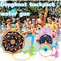 Miniatyrbillede 5 af 5: Bærbar Donut Vandpistol Rygsæk Til Børn (Marineblå)