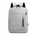 Miniatyrbillede 1 af 5: Mænd Rygsæk 15,6 Tommer USB Opladning Vandafvisende Laptop Computer Taske Casual Business (Grå)