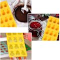 Miniatyrbillede 5 af 5: Isformet til is i ananasform - Genanvendelig silikoneisform til køkkenet - Til chokolade, slik, kager, fondant, isterninger og budding