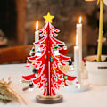 Miniatyrbild 4 av 4: Bordsskiva Julgran, Mini Träbordsskiva Julgran, Träjulgranar För Sovrum, Hem, Barer, Butiker, Träjulgransdekoration-a