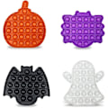 Miniatyrbild 1 av 5: 4-pack Halloween Pop Fidget Toys-paket för barn, flickor, pojkar, Halloween-festpresenter, Halloween-godispåsar, gåvor, stressavlastning