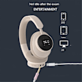 Miniatyrbild 4 av 5: Trådlösa Hörlurar med Mikrofon, Vikbara Over-Ear Bluetooth 5.3 Hörlurar Stöd TF-kort FM-Radio Svart