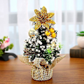 Miniatyrbild 1 av 3: Julgran 20CM Mini Julgran Set Ornament Desktop guld